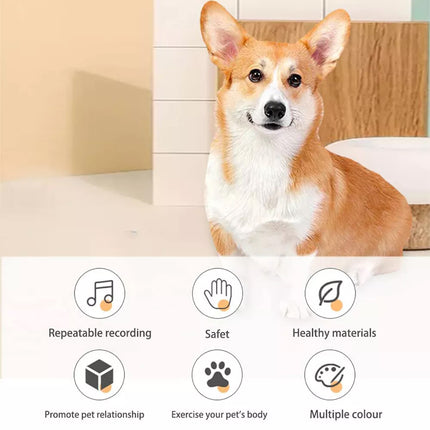 4Pcs Pet Talking Buttons Recordable Starter Speaking Puppy Training Communicable Toys