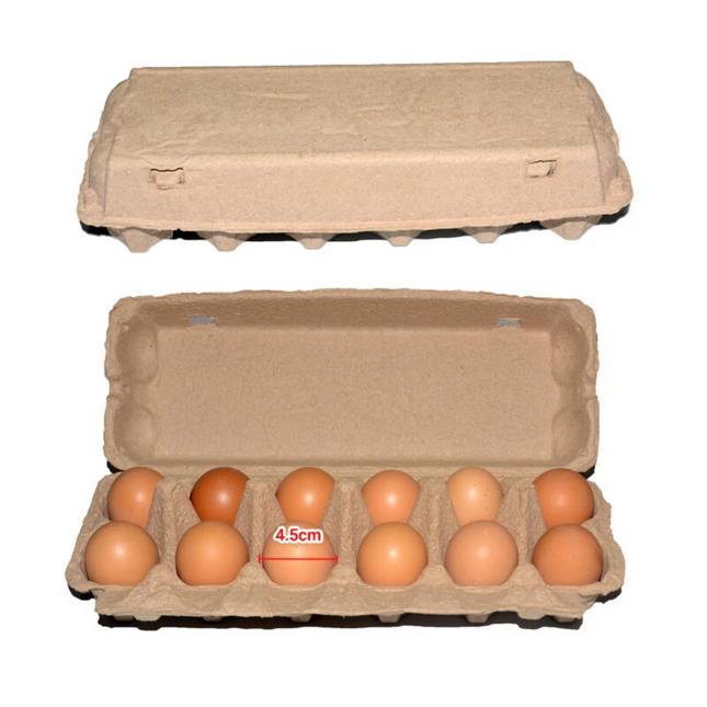 100 X Egg Cartons Each Holds12 Eggs Full Durable Dozen New Carton Brown Storage