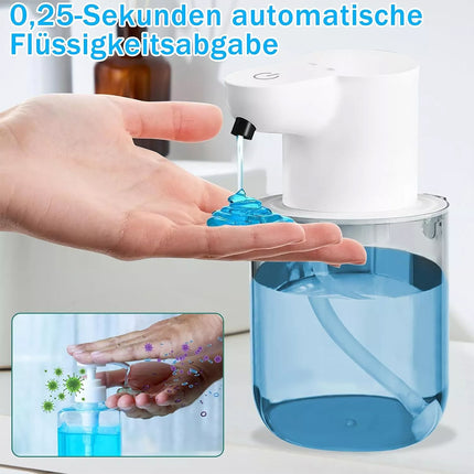 400ml Automatic Foaming Soap Dispenser, Touchless Dispenser USB Rechargeable