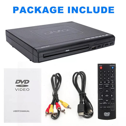 HD DVD Player CD Movie Composite Video Multi Region With Remote RCA HDMI Cable