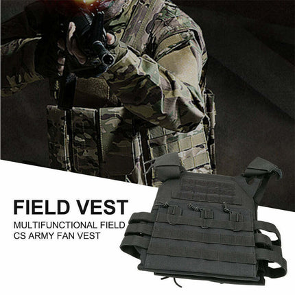 Military Tactical Vest JPC Airsoft Molle Combat Plate Carrier Paintball Hunting Cp Camo