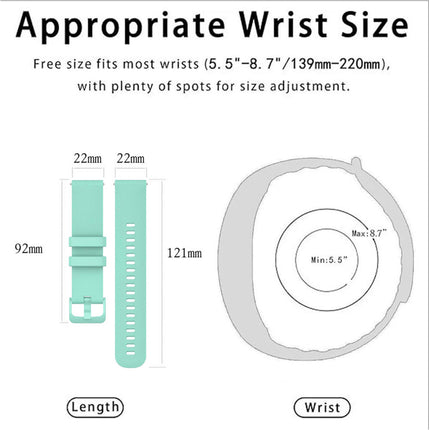 Garmin Forerunner 745 Vivoactive 4 Replacement Watch Band Mint Green