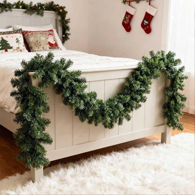 270cm Christmas Garland Artificial Xmas Wreath Tree Christmas Decoration