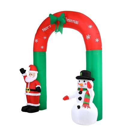 Tinseltown 2.4M Christmas Inflatable Archway Xmas LED Lights Outdoor Decoration