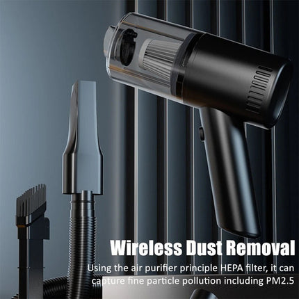 9000Pa Cordless Car Handheld Vacuum Cleaner Rechareable Dust Clean 120W 45000RPM