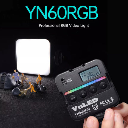 Rgb LED Mini Video Light On-Camera Fill Light (2500K-9500K)