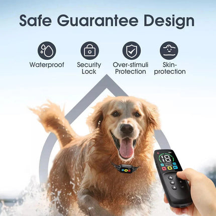 800M Anti Bark Electric Shock Pet Dog Training E-Collar Obedience Remote Control