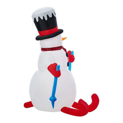 Tinseltown 1.8M Christmas Inflatable Snowman Decoration Xmas LED Light Outdoor