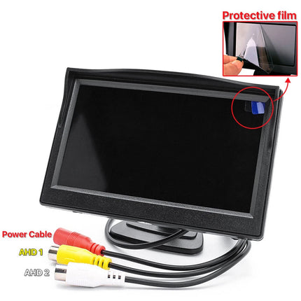 5" Reverse Camera Wireless Reversing Cam Car Truck Caravan 12V Rear Monitor View