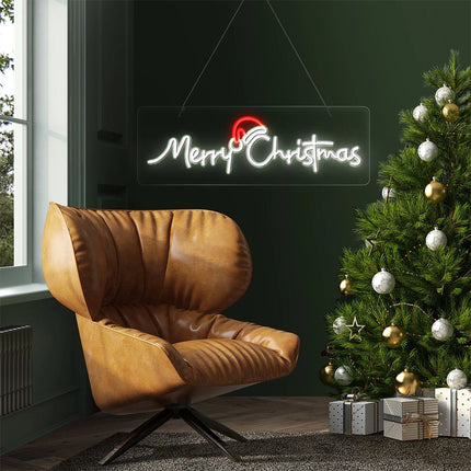 Tinseltown Merry Christmas Sign Light LED Motif Rope Lights 76cm Xmas Decor
