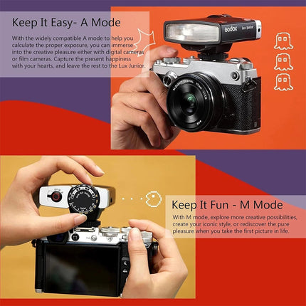 Retro Camera Flash Speedlite Diffuser for Canon Nikon Sony
