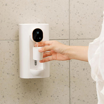 Touchless Automatic Mouthwash Dispenser 540ml with 2 Cups Rechargeable Wall