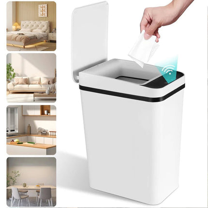12L Rectangle Kitchen Automatic Dust Sensor Bin Smart Touchless Waste Trash