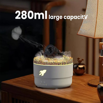 Cannon LED Essential Oil Diffuser Aroma Aromatherapy Air Ultrasonic Humidifier White