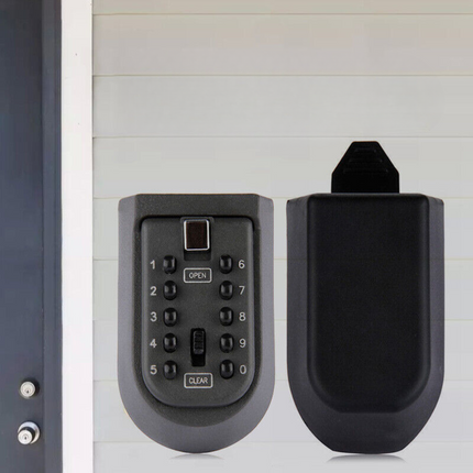 Outdoor Wall Mount Spare Key Safe Box Lock Holder Water Weather Proof
