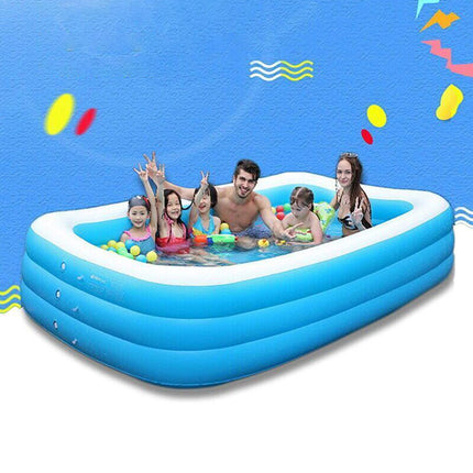 Children Kids Adult Inflatable Swimming Pool Family Above-Ground Pools