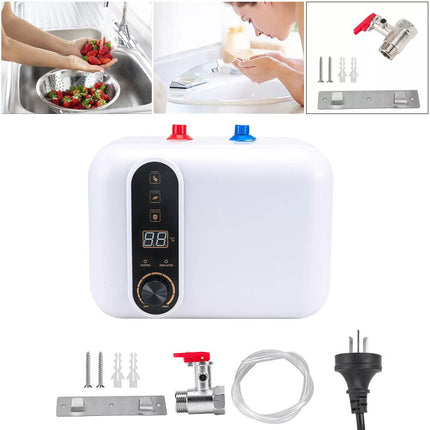 Portable Electric Mini 10L Hot Water System Heater 1500W Instant Under Sink Tap