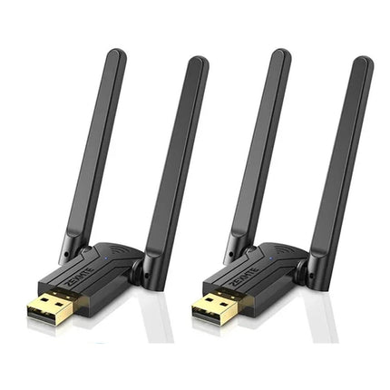 2Pcs 180M Long Range USB Bluetooth Adapter 5.3 for PC Audio Mouse Keyboard Windows