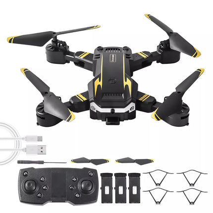 8K Drone HD Dual Camera GPS Drones WiFi FPV Foldable RC Quadcopter 3 Battery