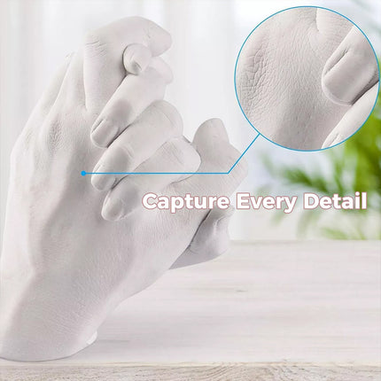 Hand Casting Kit for Couples Adults DIY Keepsake Plaster Statue Cast Kit Gift