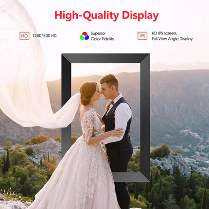 10.1" LED Digital Photo Picture Frame Movie MP4 Player Sensor Control HDMI Port