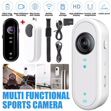 1080p Collar Monitor Camera Video Recorder Mini Body Camera 32GB TF Cat Dog Pet