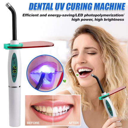Rechargeable LED UV Dental Curing Light Cure Lamp Wireless Curing Machine Tool