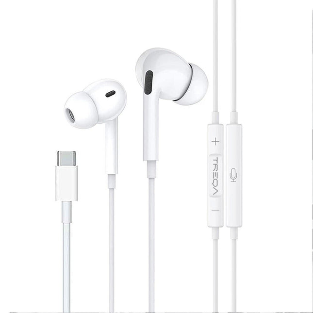 USB Type C Wired Headphones MIC Microphone Earphones For iPhone 15 16 iPad