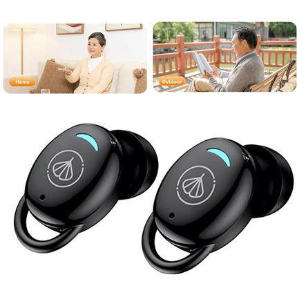 Digital Hearing Aids Mini Invisible In-Ear Headset Sound Voice Hearing Amplifier