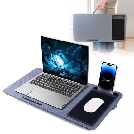Multi Functional Lap Desk Cushion Table Work Station Mouse Pad for Laptop Tray
