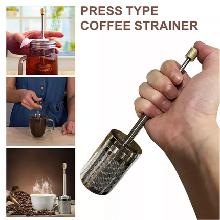Portable Travel Coffee Brewer Final press Reusable Coffee Filter Coffee Maker