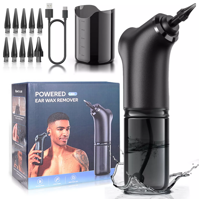 Ear Wax Removal Tool - Water Powered Ear Cleaner - Earwax Washer Lavage Kit
