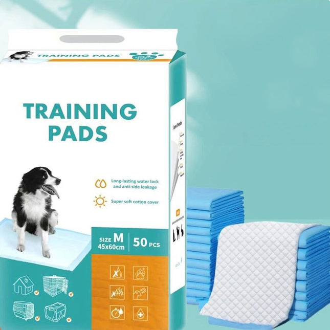 50Pcs Super Absorbent Disposable Dog Training Pads Pet Puppy Pee Pad Leak-Proof