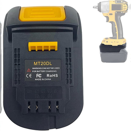 MT20DL Battery Adapter for Makita 18V To DeWalt 20V DCB200 Li-ion Convert