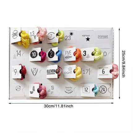 The Yarn Advent Calendar,24 Days Christmas Countdown Calendar