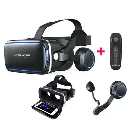 Virtual Reality All In One VR Box Headset 3D Glasses With VR Controller