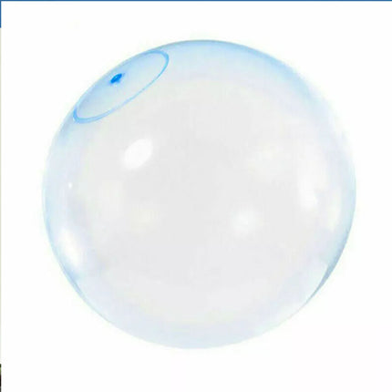 Wubble Bubble Ball Firm Water Balloons Inflatable Super Soft Refillable Stretch Blue 120Cm