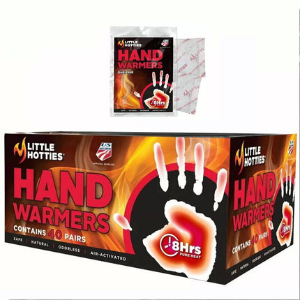 Little Hotties Hand Warmers 40 Pairs Snow Ski Glove Warmer Heater Skiing Outdoor