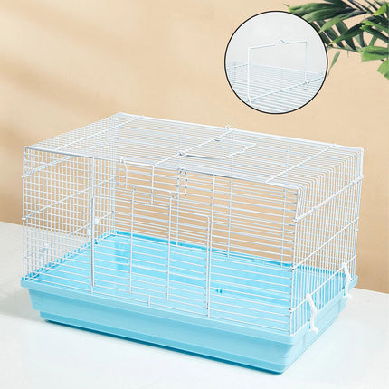 Compact Home Habitat Small Pet Cage Easy to Clean (Blue)