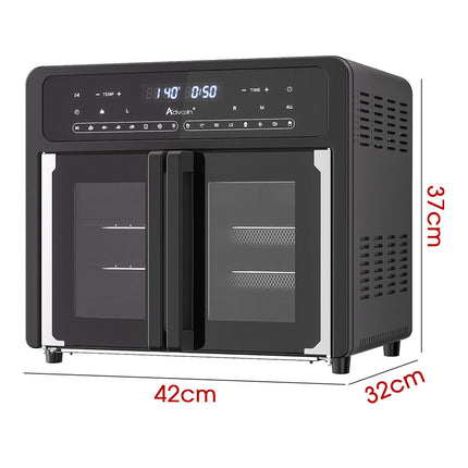 26L Air Fryer Convection Oven LCD Digital French Door 2000W