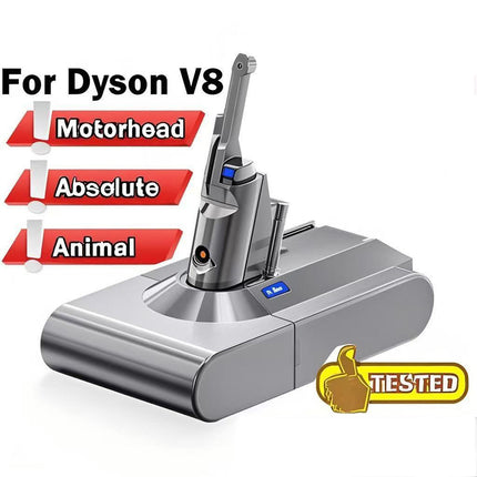 9000mAh Replacement Battery for Dyson V8 SV10 Absolute Animal Motorhead Fluffy