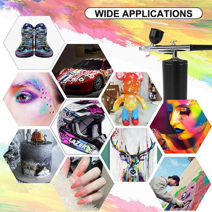 Rechargable Airbrush Kit with Compressor Spray Kit for Nail Art, Cake, Painting