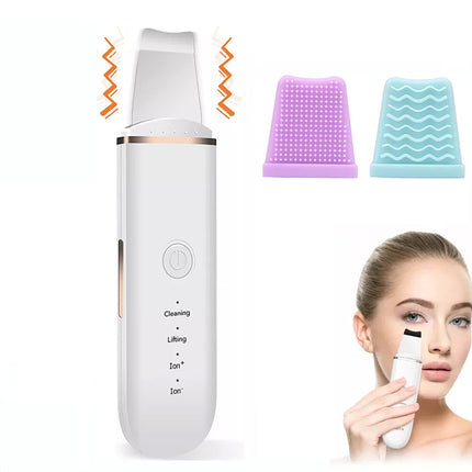 Facial Skin Scrubber Ultrasonic Dirt Cleaning Blackhead Remover Face Clean Care
