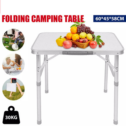 Camping Table Roll Up Folding Portable Aluminium Outdoor BBQ Desk Picnic 60CM