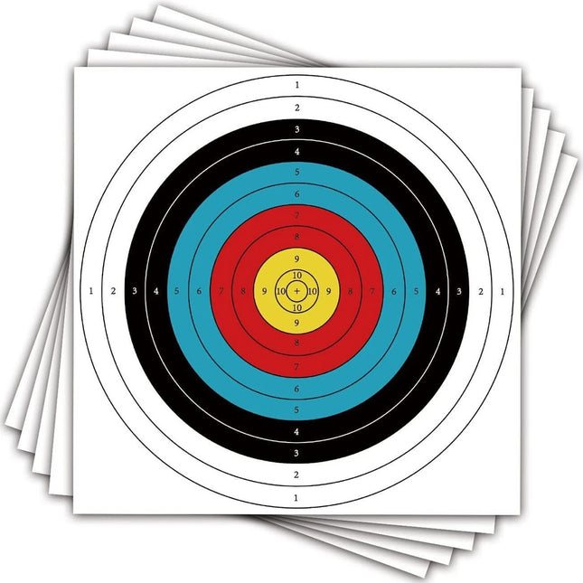 10 PCS 40cm Archery Paper Target Surface For Bow And Arrow Target Practice