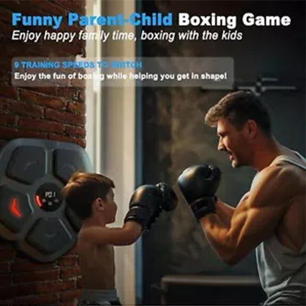 Smart Punching Boxing Electronic Music Machine 9 Speeds with Box Gloves