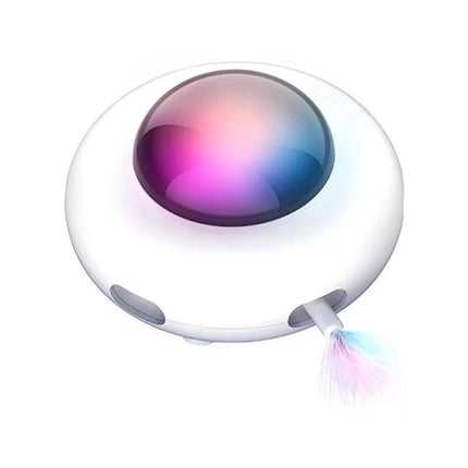 Interactive UFO Cat Toy Electric Teaser Pet Entertainment Fun Toy for Cats