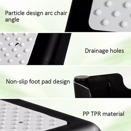 Anti-Slip Half Step Stool Elderly Disability Door Walking Outdoor Mobility Aid
