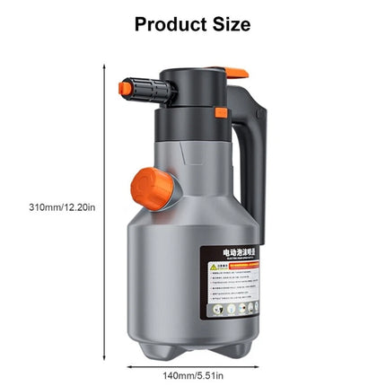 Electric Foam Sprayer Handheld Snow Foam Cannons Car Wash Sprayer Watering Can