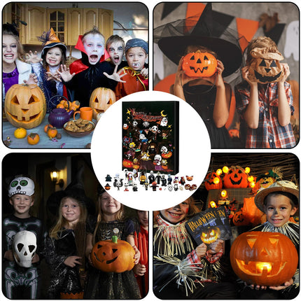 Halloween Horror Movie Figures Advent Calendar 24 Days Countdown Calendar Gift A#